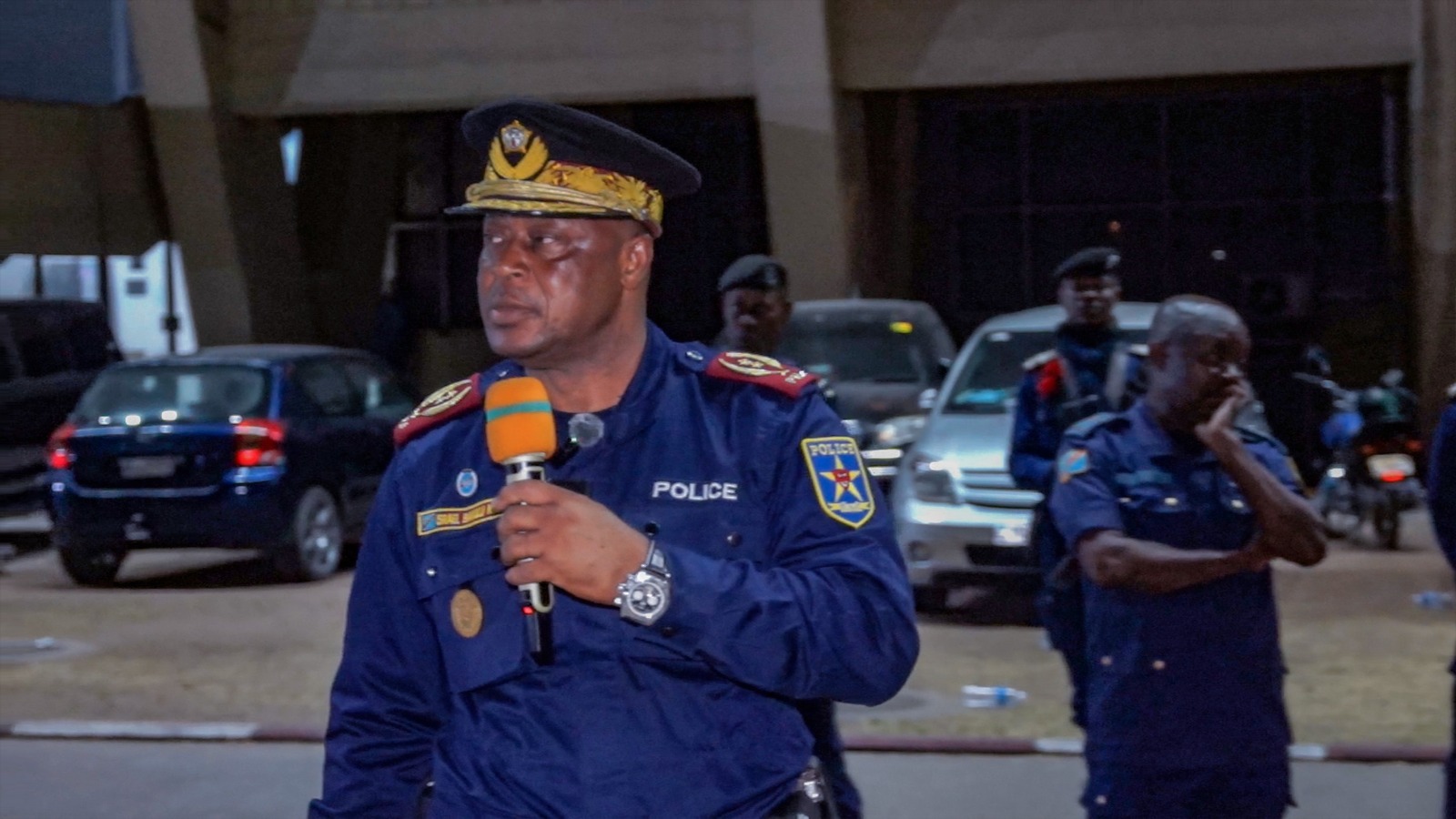Le Commissaire Provincial ville de Kinshasa Israël Kantu réorganise la PCR à l’approche des festivités de fin d’année